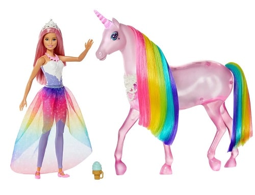 Barbie Dreamtopia Magical Lights enhjørning